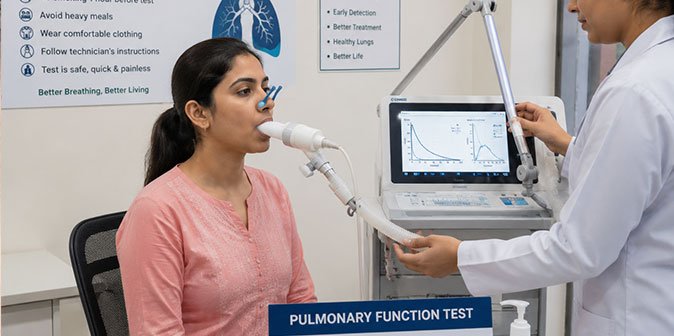 pulmonary function test preparation